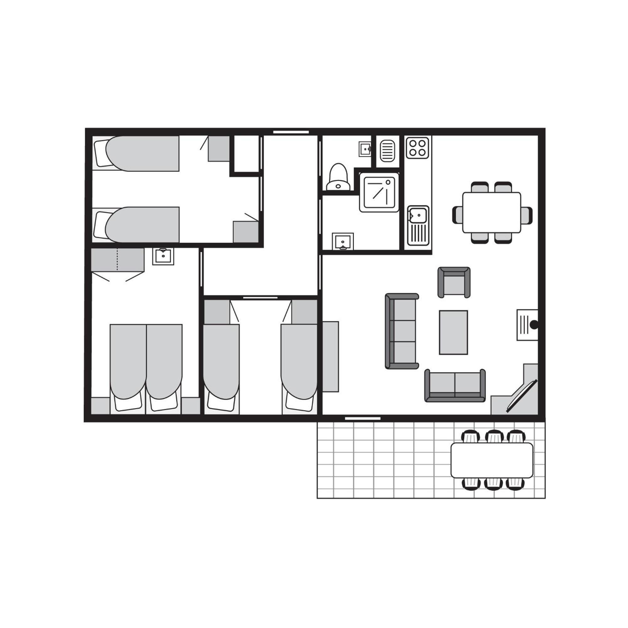 Comfort 6-Person Dog Bungalow In The Holiday Park Landal Heideheuvel Беекберген Стая снимка